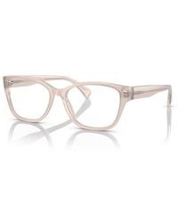 Ralph - 55Mm Rectangle Optical Glasses - Lyst