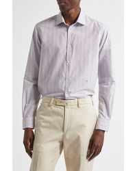 Massimo Alba - Canary Stripe Cotton Button-Up Shirt - Lyst