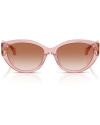 Versace - 56Mm Gradient Oval Sunglasses - Lyst