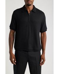 RIZORT - Victor Micro Check Polo - Lyst