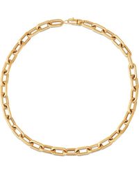 Sara Weinstock - Rectangle Charm Chain Necklace - Lyst