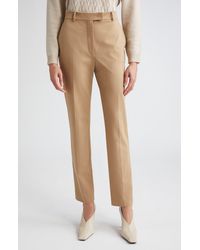 Max Mara Studio - Ananas Stretch Jersey Ankle Trousers - Lyst