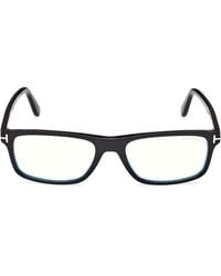 Tom Ford - 55Mm Rectangular Optical Glasses - Lyst