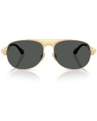 Versace - 60Mm Pilot Sunglasses - Lyst