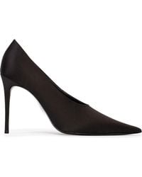 Black Suede Studio - Jona 100 Satin Pump - Lyst