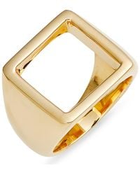 Soko - Open Square Statement Ring - Lyst