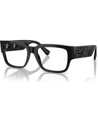 Versace - 55Mm Square Optical Glasses - Lyst