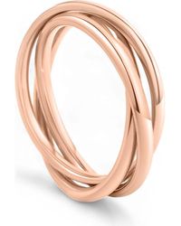 Mint & Lily - Dainty Interlocking Fidget Ring - Lyst