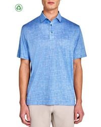 Con.struct - Regular Fit Chambray Recycled Performance Golf Polo - Lyst