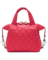 MZ Wallace - Micro Sutton Quilted Nylon Top Handle Bag - Lyst
