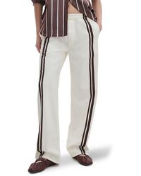 Rag & Bone - Featherweight Logan Pull-On Wide Leg Track Pants - Lyst