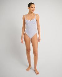 Onia - Towel Terry Sailor Stripe Marilyn One Piece - Lyst