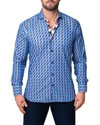 Maceoo - Einstein Burn Button-Up Shirt - Lyst