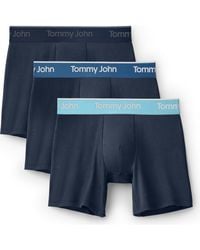 Tommy John - 3-Pack Second Skin 6-Inch Stretch Modal Boxer Briefs - Lyst