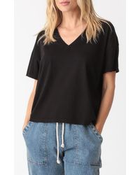Electric and Rose - Chase V-Neck Cotton T-Shirt - Lyst