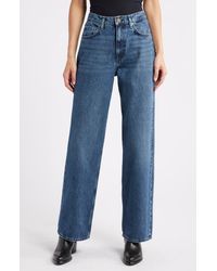 Rag & Bone - Shea High Rise Relaxed Straight Leg Jeans - Lyst