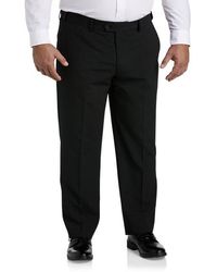 Oak Hill by DXL - Big & Tall Perfect Fit Waist-Relaxer Flat-Front Suit Pants - Lyst