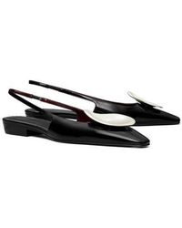 Tory Burch - Patos Slingback Flat - Lyst