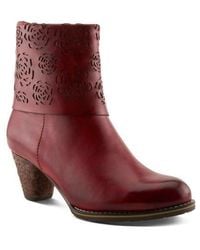 Spring Step - Kissofarose Leather Bootie - Lyst