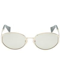 Rag & Bone - 55Mm Oval Sunglasses - Lyst