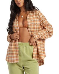 Billabong - Best Time Plaid Flannel Shirt - Lyst