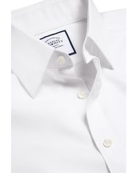 Charles Tyrwhitt - Non-Iron Poplin Slim Fit Shirt Single Cuff - Lyst