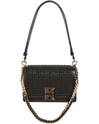 Givenchy - Medium 4g Embroidered Canvas & Leather Bag - Lyst