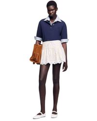 Sandro - Striped Skort - Lyst