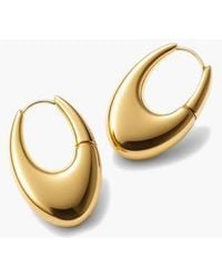 Yoj - Eclipse Midi Hoops - Lyst