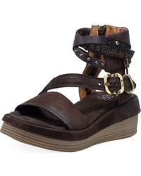 A.s.98 - Spaulding Ankle Strap Sandal - Lyst
