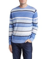 Peter Millar - Crown Crafted Serene Stripe Linen & Merino Wool Sweater - Lyst