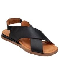 Forever & Always Shoes - Broods Elastic Leather Slip On Sandals - Lyst