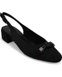 Vaneli - Jeweled Slingback Block Heel Pumps - Lyst
