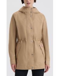 HUNTER - Adela Water Repellent Cotton Canvas Hooded Jacket - Lyst