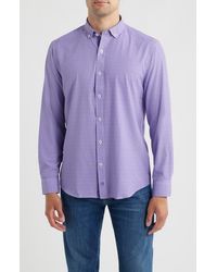 Johnston & Murphy - Xc+ Performance Game Day Gingham Button-Down Shirt - Lyst