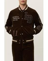 Les Deux - Ld Corduroy Varsity Jacket - Lyst