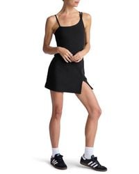 Beyond Yoga - Fearless Asymmetric Space Dye Active Minidress - Lyst