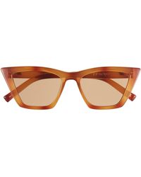 Le Specs - Velodrome Cat Eye Sunglasses - Lyst