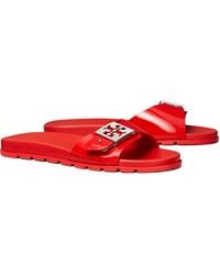 Tory Burch - Buckle Slide Sandal - Lyst