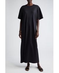 The Row - Amo Relaxed Wool Maxi T-shirt Dress - Lyst