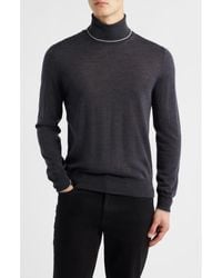 Canali - Turtleneck Wool Sweater - Lyst