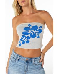 Roxy - Sunny Sands Floral Tube Top - Lyst
