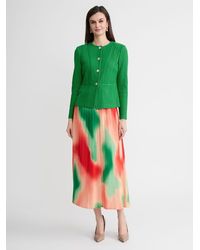 Misook - Tailored Tonal Princess Seam Knit Jacket - Lyst