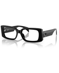 Versace - 53Mm Rectangle Optical Glasses - Lyst