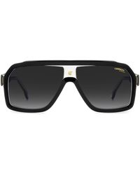 Carrera - 60mm Gradient Polarized Rectangular Sunglasses - Lyst