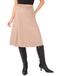 Halogen® - Paneled A-Line Midi Skirt - Lyst