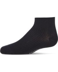Memoi - Thin Ribbed Kids Anklet Sock - Lyst