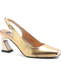 Ninety Union - Metal Heel Slingback Pump - Lyst