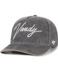 '47 - Vanderbilt Commodores Vault Reclaim Snow Wash Corduroy Hitch Adjustable Hat - Lyst