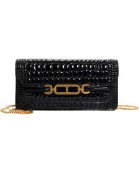 Tom Ford - Small Whitney Croc Embossed Patent Leather Shoulder Bag - Lyst